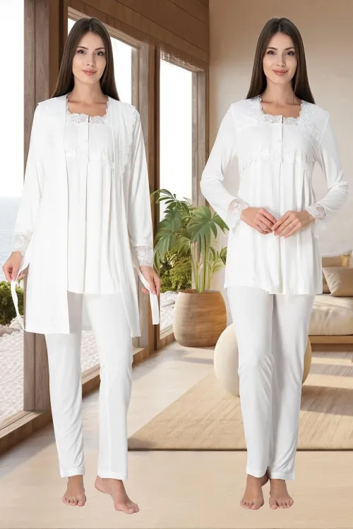 ieg™ Effortt 2401  Sabahlıklı Lohusa Pijama Takımı