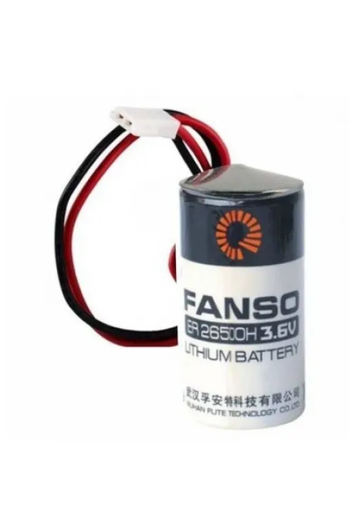 ER26500H Kablolu Konnektörlü (51005-2P) 3.6V Lithium Pil (Li-SOCL2)