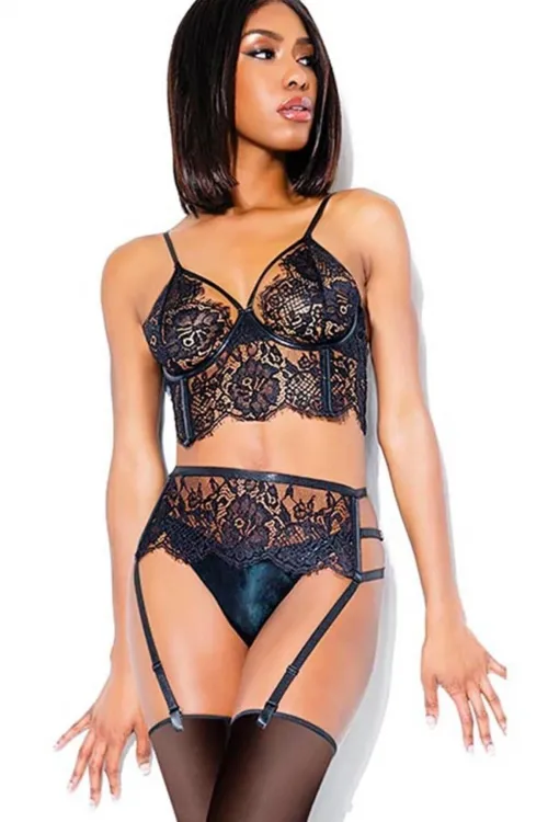 ieg™ For Dreams 8251 Dantelli Fantezi Jartiyer Takım