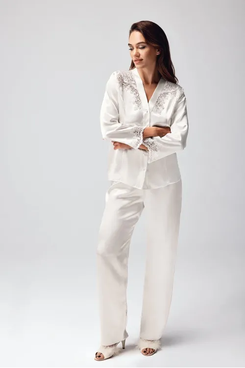 ieg™ Freshness 9950-PT Saten Dantel Detaylı Pijama Takımı