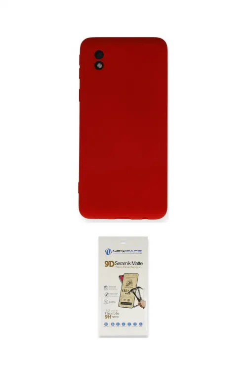 ieg™ Galaxy A01 Core Kılıf Ahenk Serisi - Siyah Mat Seramik Nano Ekran Koruyucu