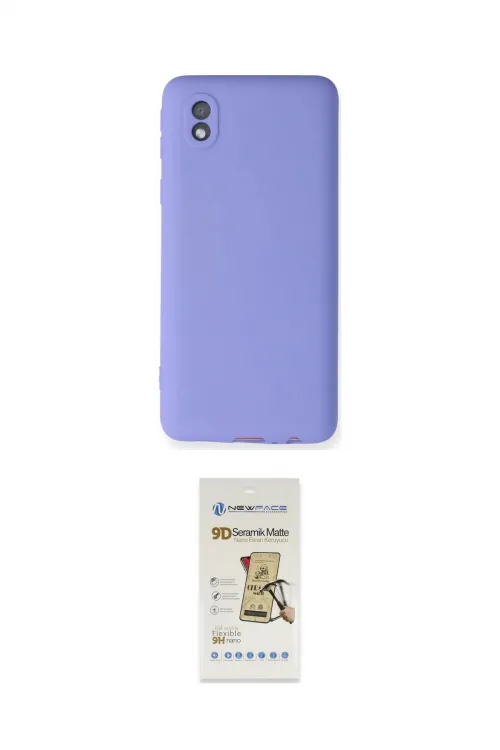 ieg™ Galaxy A01 Core Kılıf Kozmos Yansıma Özel Seri - Siyah Mat Seramik Nano Ekran Koruyucu