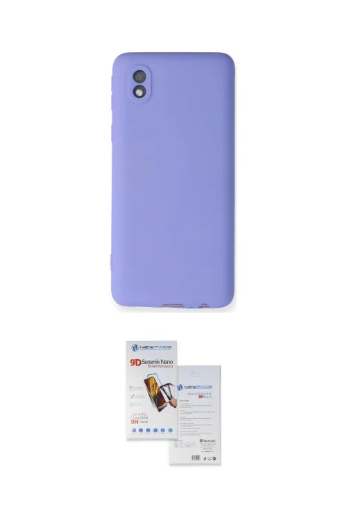 ieg™ Galaxy A01 Core Kılıf Kozmos Yansıma Özel Seri - Siyah Seramik Nano Ekran Koruyucu