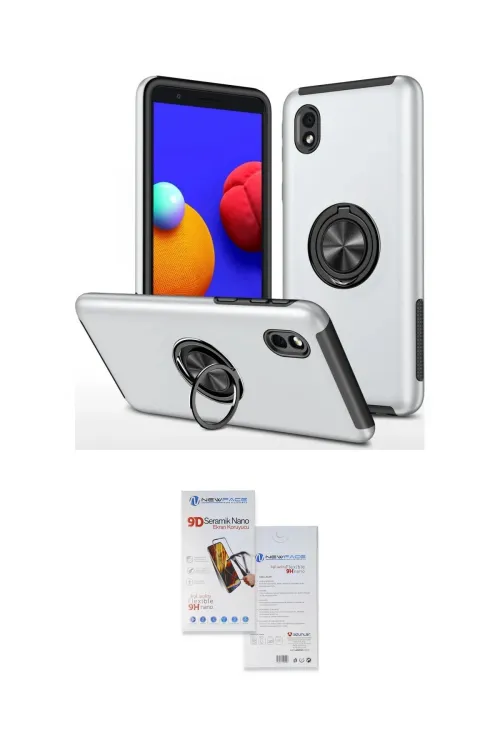 ieg™ Galaxy A01 Core Kılıf Odak Form Prime - Siyah Seramik Nano Ekran Koruyucu