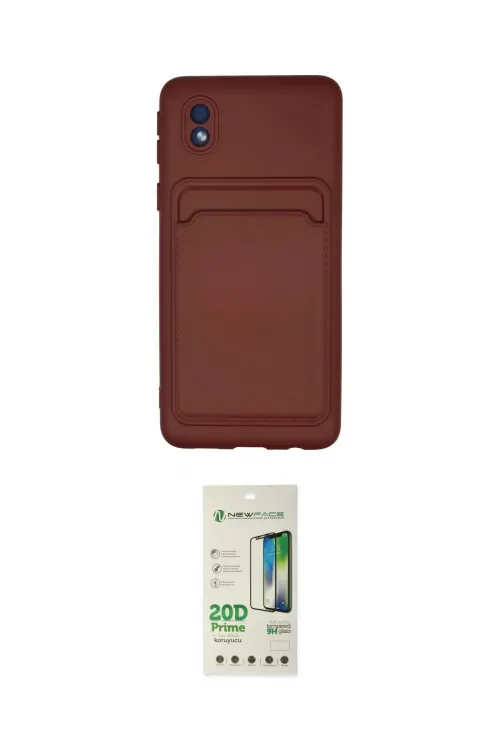 ieg™ Galaxy A01 Core Kılıf Vadi Çizgi Prime - Siyah 20D Premium Cam Ekran Koruyucu