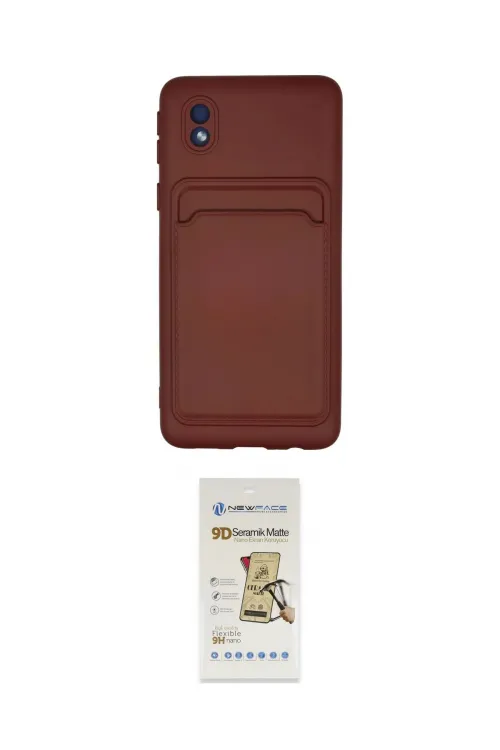 ieg™ Galaxy A01 Core Kılıf Vadi Çizgi Prime - Siyah Mat Seramik Nano Ekran Koruyucu