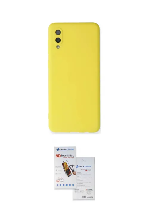 ieg™ Galaxy A02 Kılıf Ahenk Serisi - Siyah Seramik Nano Ekran Koruyucu