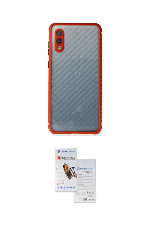 ieg™ Galaxy A02 Kılıf Nova Asil Özel Seri - Siyah Seramik Nano Ekran Koruyucu