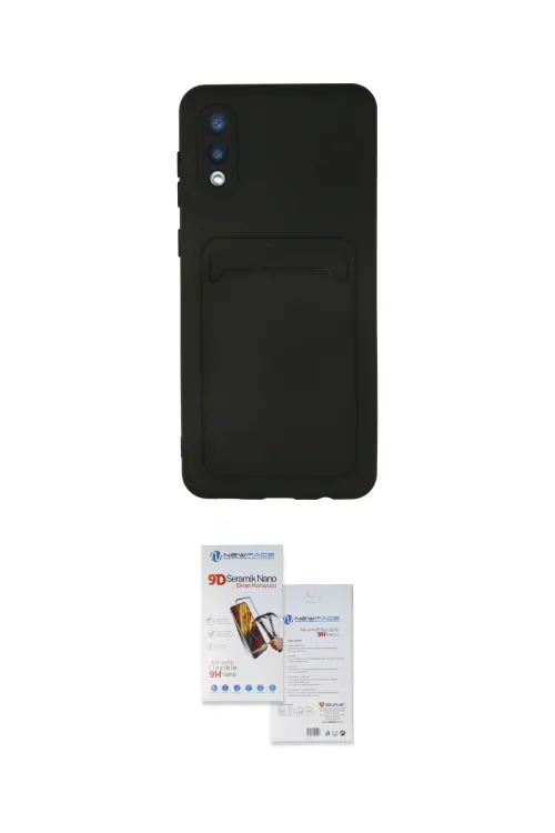 ieg™ Galaxy A02 Kılıf Vadi Çizgi Prime - Siyah Seramik Nano Ekran Koruyucu