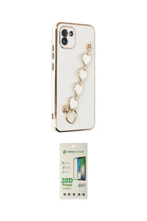 ieg™ Galaxy A03 Kılıf Nova Işık Prime - Siyah 20D Premium Cam Ekran Koruyucu