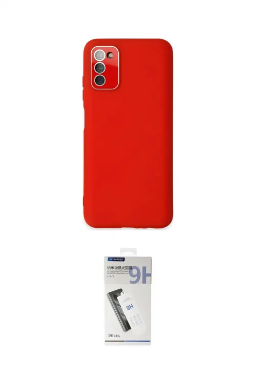 ieg™ Galaxy A03S Kılıf Çekirdek Modern Serisi - Şeffaf Uv Polymer Nano Ekran Koruyucu