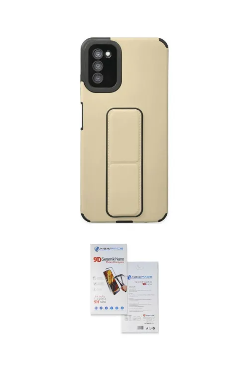 ieg™ Galaxy A03S Kılıf Çekirdek Yansıma - Siyah Seramik Nano Ekran Koruyucu
