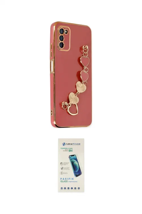 ieg™ Galaxy A03S Kılıf Nova Işık Prime - Şeffaf Pasifik Cam Ekran Koruyucu