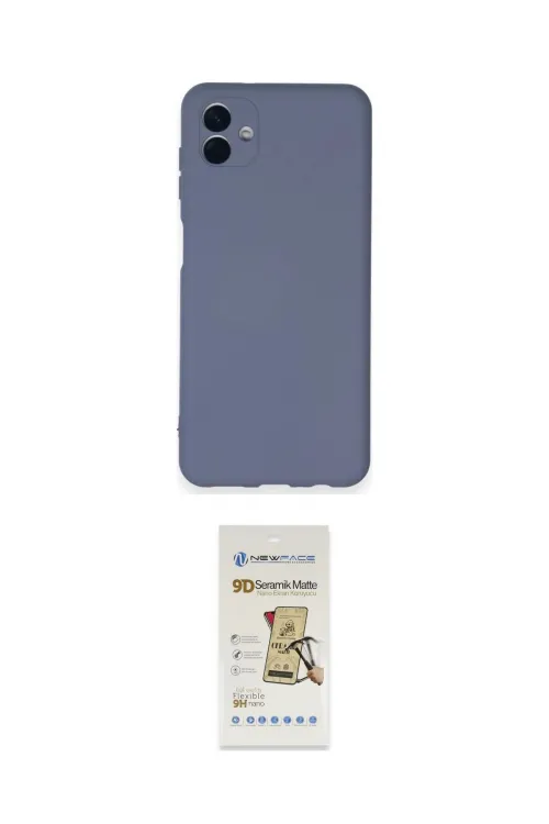 ieg™ Galaxy A04 Kılıf Ahenk Serisi - Siyah Mat Seramik Nano Ekran Koruyucu