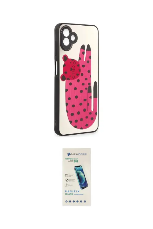 ieg™ Galaxy A04 Kılıf Odak Klasik Serisi - Şeffaf Pasifik Cam Ekran Koruyucu