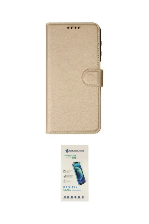 ieg™ Galaxy A04S Kılıf Siluet Işık Serisi - Şeffaf Pasifik Cam Ekran Koruyucu