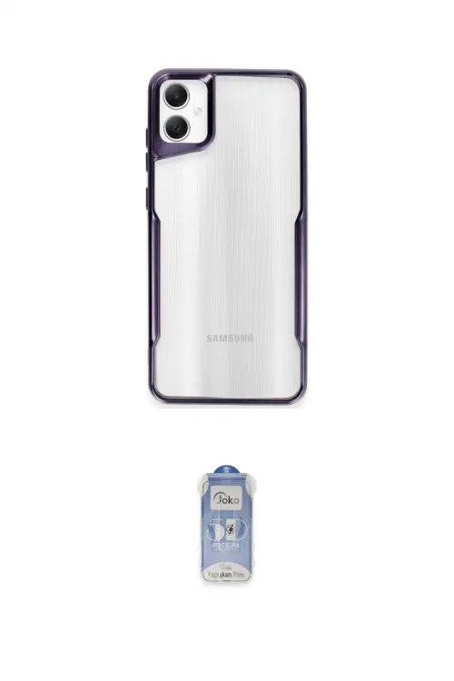 ieg™ Galaxy A05 Kılıf Akış Çizgi Koleksiyonu - Siyah Joko Magic 5D Cam