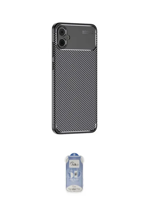 ieg™ Galaxy A05 Kılıf Eksen Form Prime - Siyah Joko Magic 5D Cam