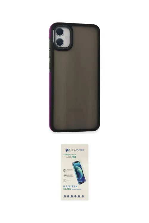 ieg™ Galaxy A05 Kılıf Eksen Işık - Şeffaf Pasifik Cam Ekran Koruyucu