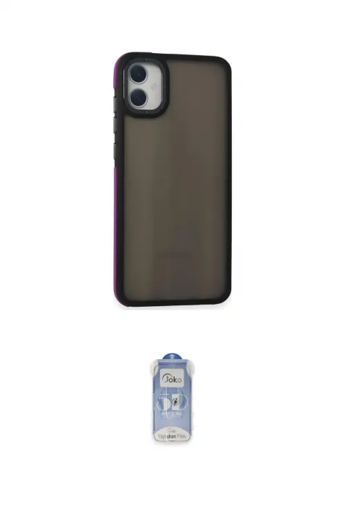 ieg™ Galaxy A05 Kılıf Eksen Işık - Siyah Joko Magic 5D Cam