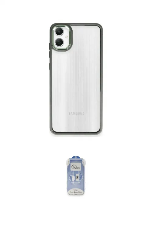 ieg™ Galaxy A05 Kılıf Nova Işık Serisi - Siyah Joko Magic 5D Cam