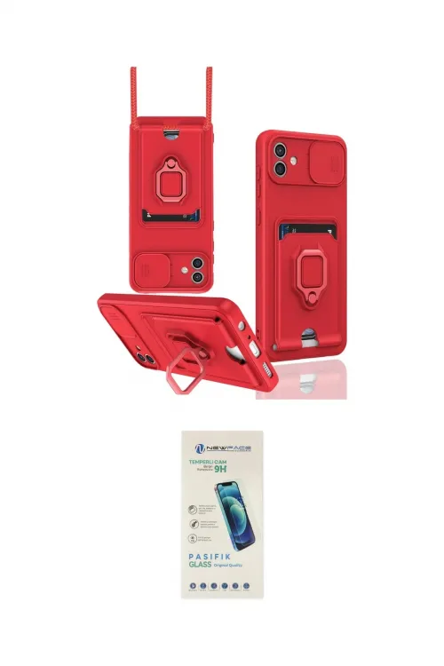 ieg™ Galaxy A05 Kılıf Vadi Form Prime - Şeffaf Pasifik Cam Ekran Koruyucu