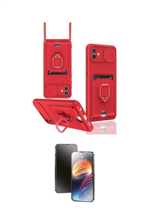 ieg™ Galaxy A05 Kılıf Vadi Form Prime - Siyah 3D Antistatik Mat Seramik Nano Ekran Koruyucu