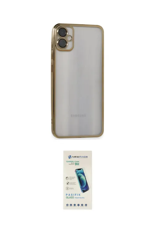 ieg™ Galaxy A05 Kılıf Vadi Minimal - Şeffaf Pasifik Cam Ekran Koruyucu