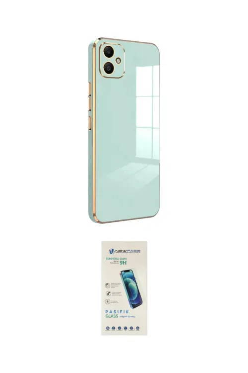 ieg™ Galaxy A05 Kılıf Yankı Serisi - Şeffaf Pasifik Cam Ekran Koruyucu