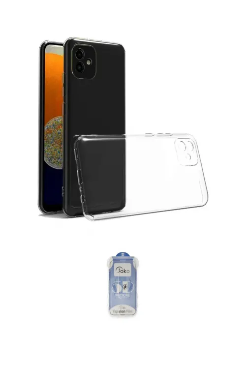 ieg™ Galaxy A05 Kılıf Zirve Doku - Siyah Joko Magic 5D Cam