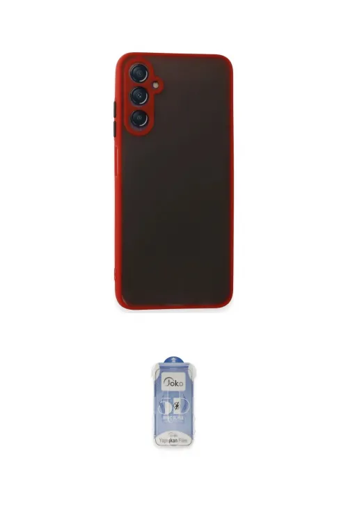 ieg™ Galaxy A05S Kılıf Ahenk Çizgi Serisi - Siyah Joko Magic 5D Cam