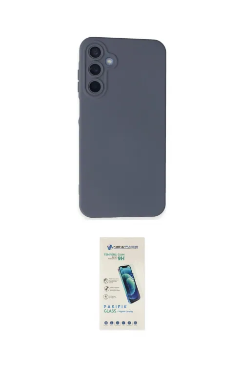 ieg™ Galaxy A05S Kılıf Ahenk Serisi - Şeffaf Pasifik Cam Ekran Koruyucu
