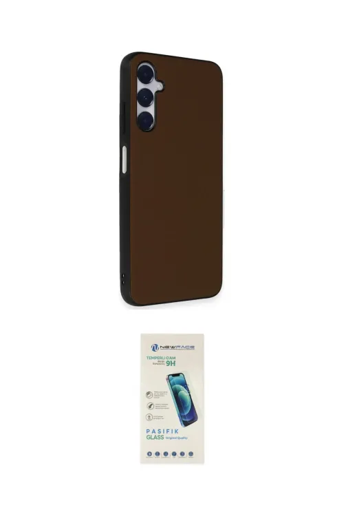 ieg™ Galaxy A05S Kılıf Akış Asil Koleksiyonu - Şeffaf Pasifik Cam Ekran Koruyucu