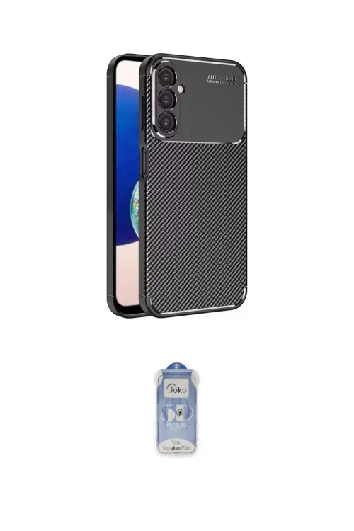 ieg™ Galaxy A05S Kılıf Eksen Form Prime - Siyah Joko Magic 5D Cam