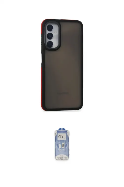 ieg™ Galaxy A05S Kılıf Eksen Işık - Siyah Joko Magic 5D Cam