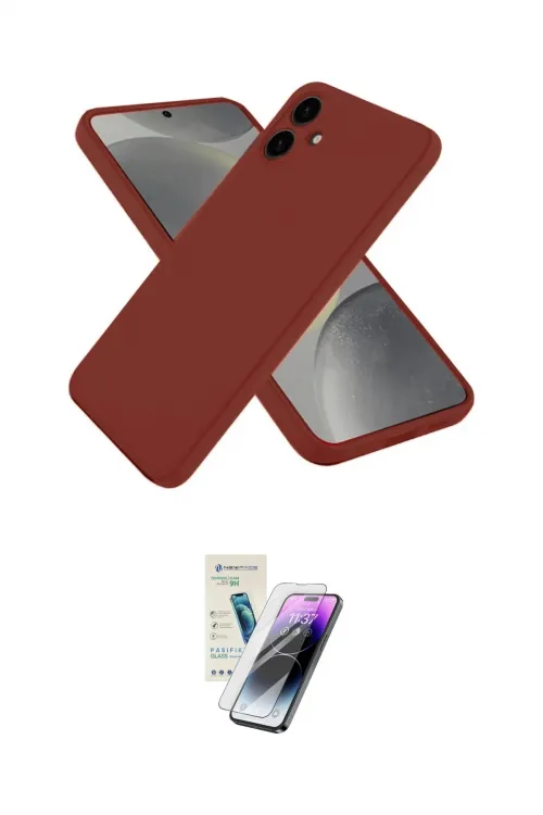 ieg™ Galaxy A06 Kılıf Kozmos Yansıma Özel Seri - Şeffaf Pasifik Cam Ekran Koruyucu