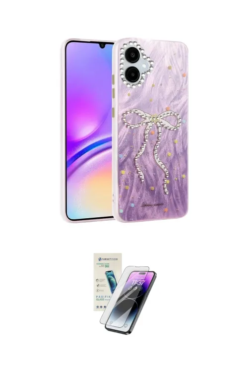 ieg™ Galaxy A06 Kılıf Zirve Modern Prime - Şeffaf Pasifik Cam Ekran Koruyucu