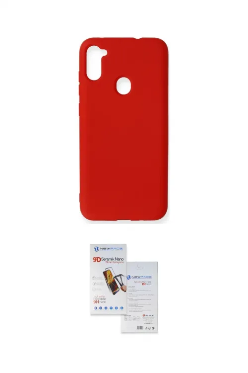 ieg™ Galaxy A11 Kılıf Ahenk Serisi - Siyah Seramik Nano Ekran Koruyucu