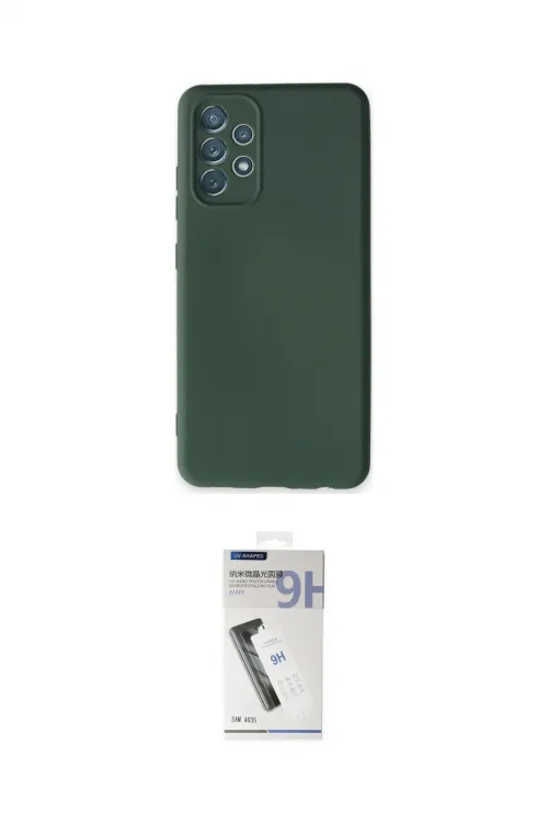 ieg™ Galaxy A13 4G Kılıf Ahenk Serisi - Şeffaf Uv Polymer Nano Ekran Koruyucu