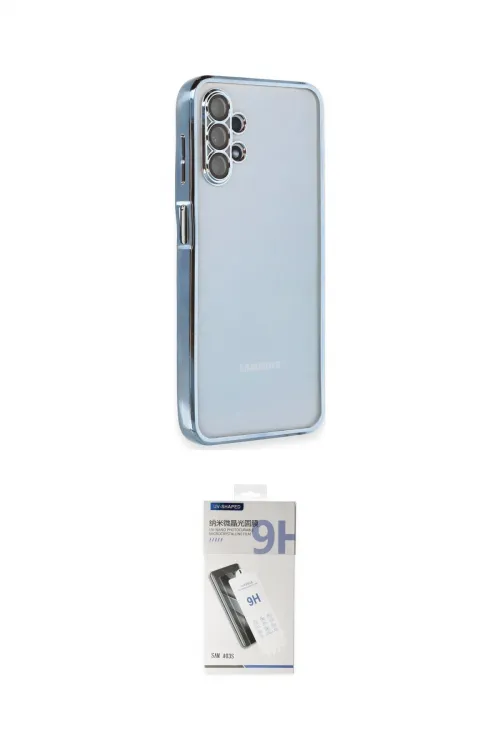 ieg™ Galaxy A13 4G Kılıf Vadi Minimal - Şeffaf Uv Polymer Nano Ekran Koruyucu