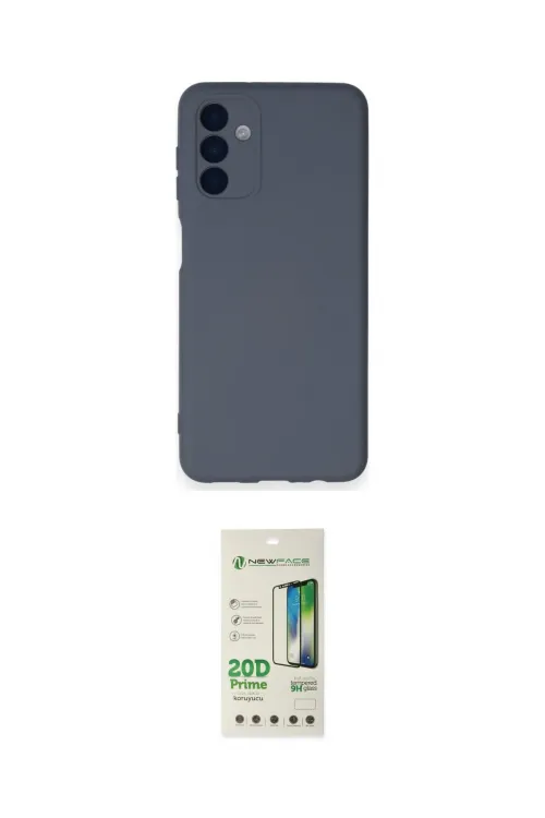 ieg™ Galaxy A14 4G Kılıf Ahenk Serisi - Siyah 20D Premium Cam Ekran Koruyucu