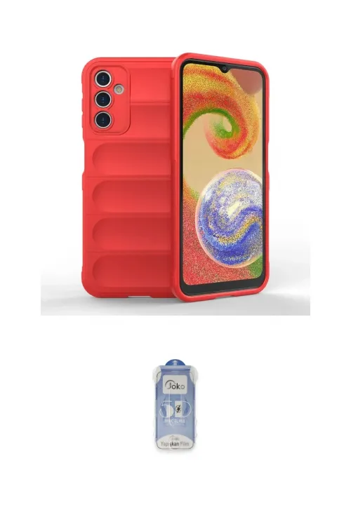 ieg™ Galaxy A14 4G Kılıf Atlas Koleksiyonu - Siyah Joko Magic 5D Cam