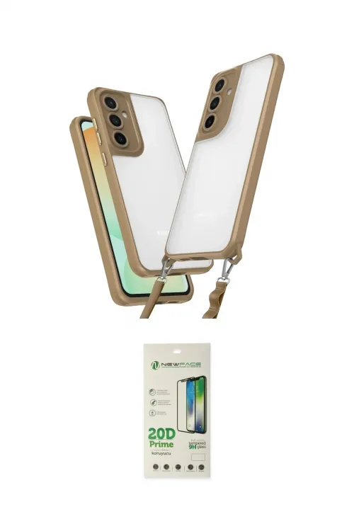 ieg™ Galaxy A14 4G Kılıf Ufuk Klasik - Siyah 20D Premium Cam Ekran Koruyucu