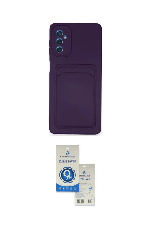 ieg™ Galaxy A14 4G Kılıf Vadi Çizgi Prime - Şeffaf Royal Nano Ekran Koruyucu