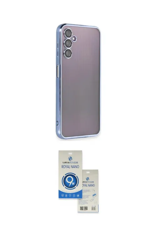 ieg™ Galaxy A14 4G Kılıf Vadi Minimal - Şeffaf Royal Nano Ekran Koruyucu