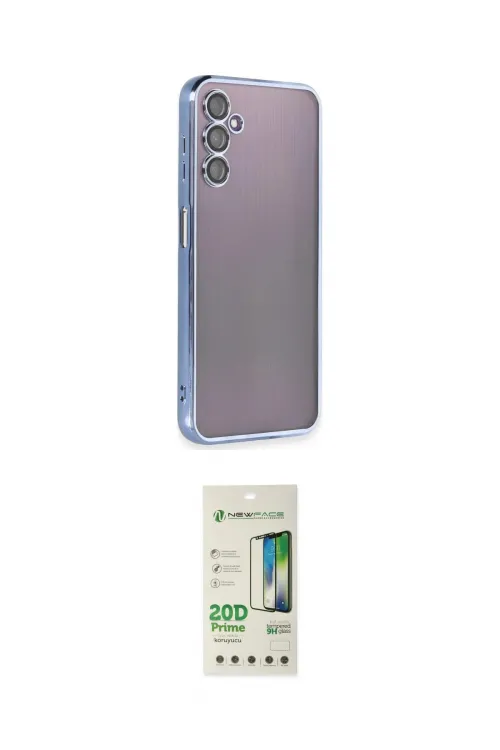 ieg™ Galaxy A14 4G Kılıf Vadi Minimal - Siyah 20D Premium Cam Ekran Koruyucu
