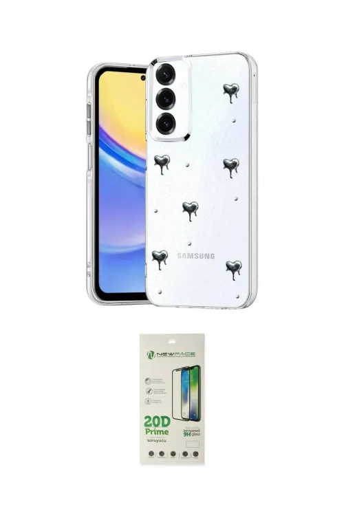 ieg™ Galaxy A14 4G Kılıf Yörünge Form - Siyah 20D Premium Cam Ekran Koruyucu