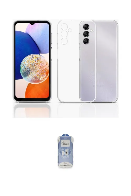 ieg™ Galaxy A14 4G Kılıf Zirve Doku - Siyah Joko Magic 5D Cam