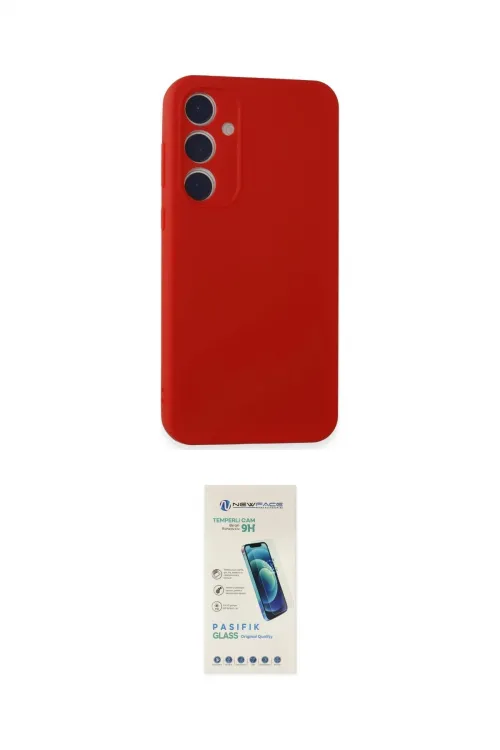 ieg™ Galaxy A15 4G Kılıf Kozmos Yansıma Özel Seri - Şeffaf Pasifik Cam Ekran Koruyucu