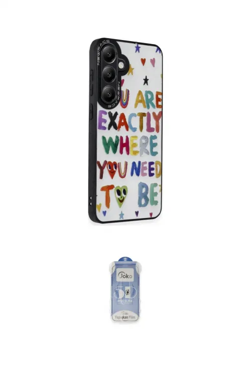 ieg™ Galaxy A15 4G Kılıf Odak Klasik Serisi - Siyah Joko Magic 5D Cam